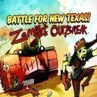 Juntamente com o jogo Batalha no espaço para iPhone, baixar grátis do A batalha pela Nova Texas: A explosão de zumbis.
