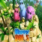Juntamente com o jogo Vaqueiro GO!  para iPhone, baixar grátis do Dinossauros felizes.