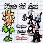 Juntamente com o jogo Corrida de desenhos animados para iPhone, baixar grátis do As Plantas contra os Paus.