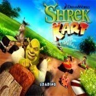 Juntamente com o jogo Salve guaxinim para iPhone, baixar grátis do Kart com Shrek.