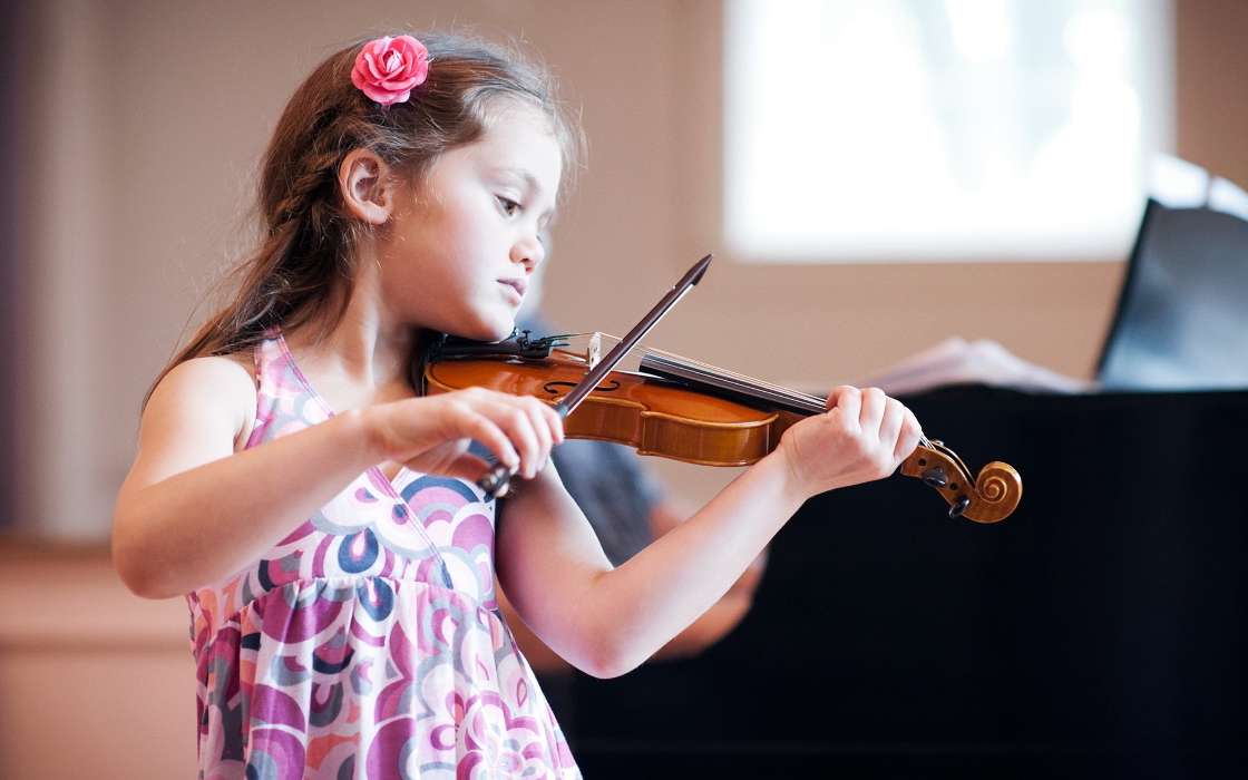 Crianças,Violins,Pessoas,Música