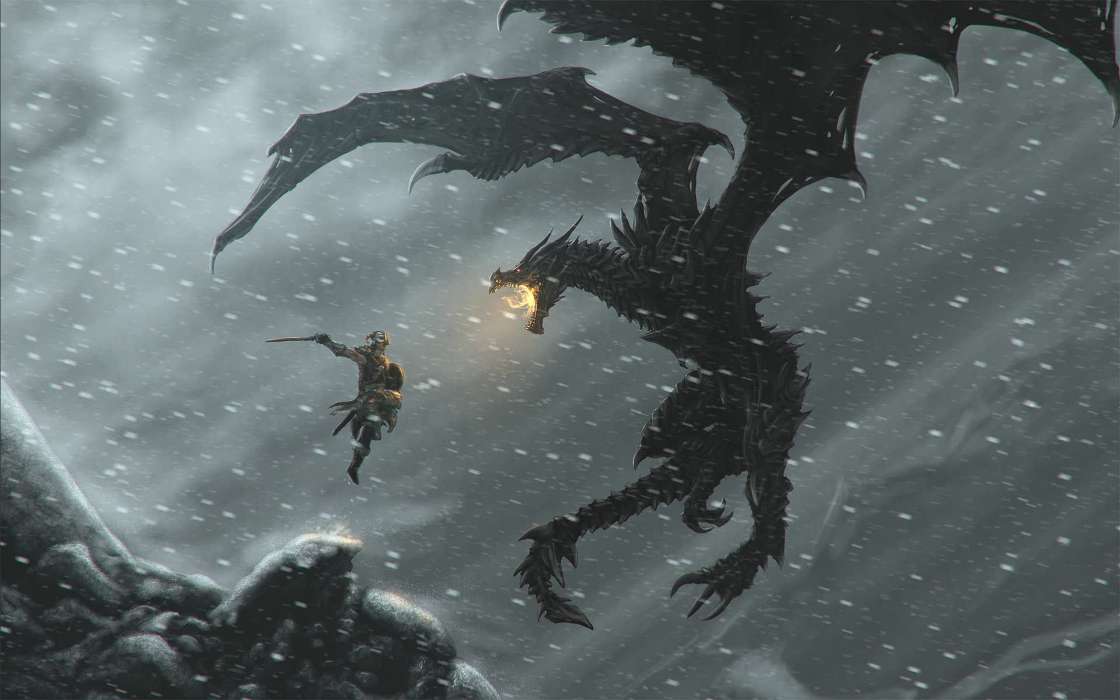 Dragões,Jogos,The Elder Scrolls