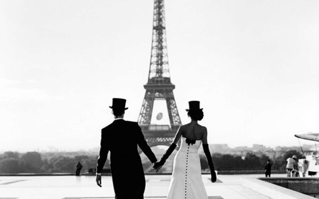 Pessoas,Paris,Amor,Torre Eiffel