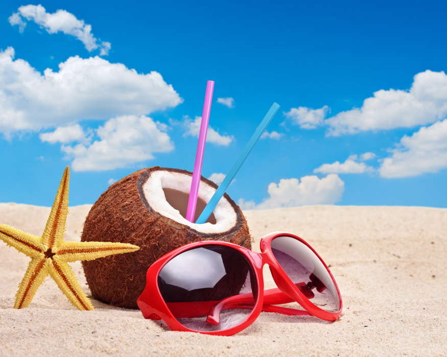 Coconuts,Paisagem,Praia,Verão,Bebidas
