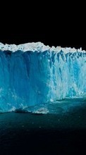 Baixar a imagem para celular Mar,Gelo,Noite,Icebergs,Paisagem grátis.
