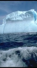 Baixar a imagem 1024x600 para celular Paisagem,Mar,Icebergs grátis.