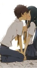 Baixar a imagem para celular Anime,Meninas,Amor,Homens,Beijos grátis.