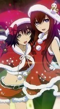 Baixar a imagem para celular Anime,Meninas,Ano Novo,Férias grátis.