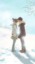 Baixar a imagem para celular Anime,Inverno,Amor grátis.