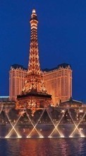 Baixar a imagem para celular Cidades,Noite,Arquitetura,Las Vegas grátis.