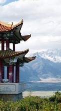 Arquitetura,Ásia,Paisagem,Montanhas para Samsung Galaxy Tab 2