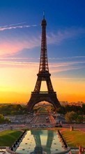 Baixar a imagem para celular Cidades,Arquitetura,Paris,Torre Eiffel,Paisagem grátis.