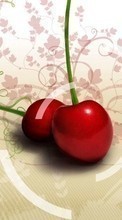 Baixar a imagem para celular Frutas,Cerejas,Comida,Arte,Berries grátis.