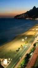 Paisagem,Cidades,Estradas,Montanhas,Mar,Noite,Praia para Samsung Galaxy Tab 4