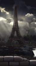 Baixar a imagem para celular Jogos,Partículas radioativas,Torre Eiffel grátis.
