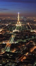 Baixar a imagem para celular Paris,Torre Eiffel,Paisagem,Cidades,Noite grátis.