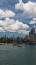 Sydney,Paisagem,Cidades,Mar,Nuvens para HTC One M9