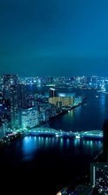 Paisagem,Cidades,Rios,Noite para Samsung Galaxy Ace