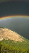 Montanhas,Paisagem,Natureza,Arco-íris para Apple iPhone 5C