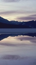 Paisagem,Água,Pôr do sol,Montanhas para Sony Ericsson F305