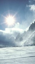 Montanhas,Paisagem,Inverno para BlackBerry Bold 9000