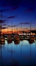 Paisagem,Mar,Noite,Yachts para Samsung Galaxy Xcover 3