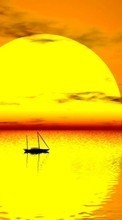 Baixar a imagem para celular Yachts,Mar,Paisagem,Pôr do sol grátis.
