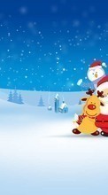 Férias,Ano Novo,Papai Noel,Natal,Imagens para Sony Ericsson W350