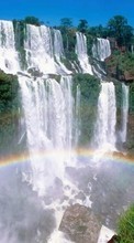 Baixar a imagem para celular Paisagem,Arco-íris,Cachoeiras grátis.
