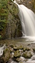 Baixar a imagem 320x480 para celular Paisagem,Água,Cachoeiras grátis.