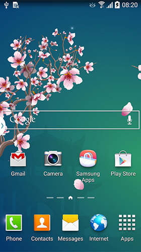 Baixar grátis o papel de parede animado Sakura abstrata  para celulares e tablets Android.