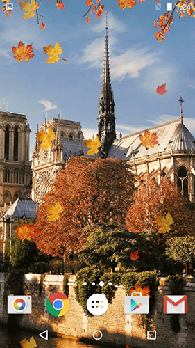 Baixar grátis o papel de parede animado Outono em Paris  para celulares e tablets Android.