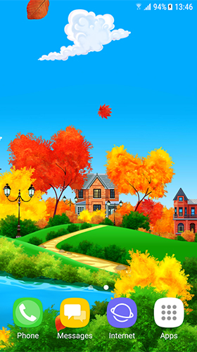 Baixar grátis o papel de parede animado Dia de outono ensolarado  para celulares e tablets Android.