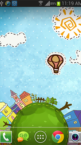 Cidade de desenhos animados  - baixar grátis papel de parede animado Desenhos para Android.