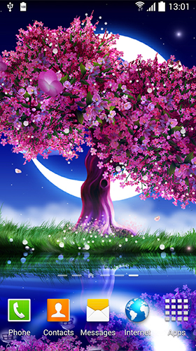 Cereja em flor  - baixar grátis papel de parede animado Fantasia para Android.