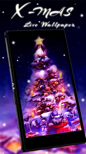 Árvore de Natal  - baixar grátis papel de parede animado Plantas para Android.