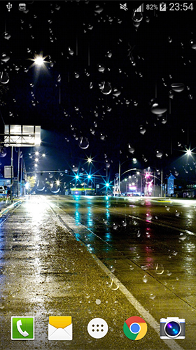 Chuva da cidade  - baixar grátis papel de parede animado Paisagem para Android.