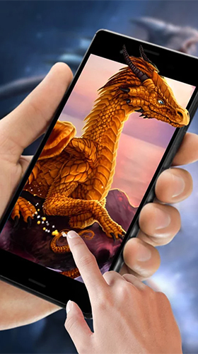 Dragão misterioso  - baixar grátis papel de parede animado 3D para Android.
