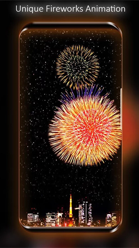 Fogos de artifício  - baixar grátis papel de parede animado Férias para Android.