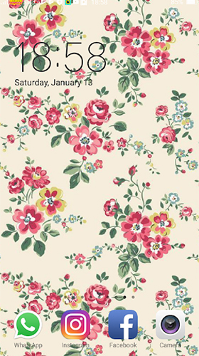 Floral - baixar grátis papel de parede animado Plano de fundo para Android.