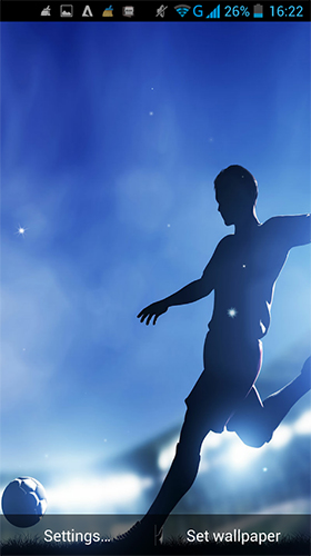 Futebol  - baixar grátis papel de parede animado Esportes para Android.