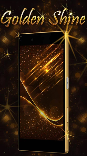 Baixar grátis o papel de parede animado Brilho dourado  para celulares e tablets Android.