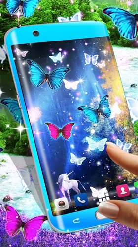 Baixar grátis o papel de parede animado Floresta mágica  para celulares e tablets Android.