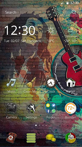 Vida de Música  - baixar grátis papel de parede animado Clima para Android.