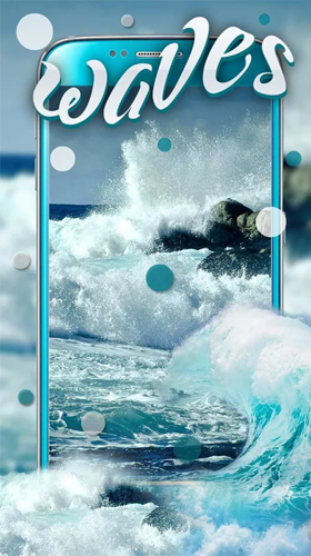 Baixar grátis o papel de parede animado Ondas do oceano  para celulares e tablets Android.