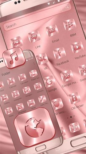 Baixar grátis o papel de parede animado Seda rosa  para celulares e tablets Android.