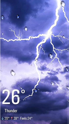 Clima em tempo real  - baixar grátis papel de parede animado Clima para Android.