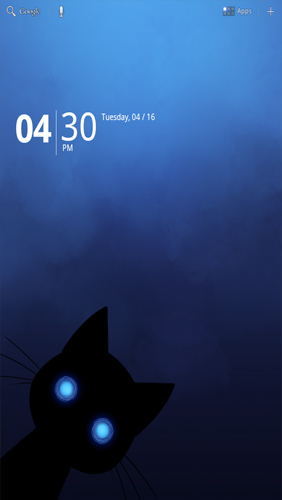 Gato escondido  - baixar grátis papel de parede animado Animais para Android.