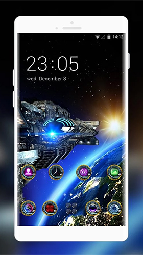 Galáxia espacial 3D  - baixar grátis papel de parede animado 3D para Android.