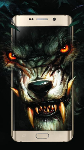 Baixar grátis o papel de parede animado Lobo de rei sangrento espinhoso  para celulares e tablets Android.